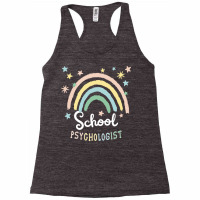 School Psychologist Rainbow Quote Quote Racerback Tank | Artistshot