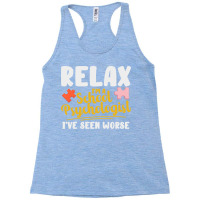 School Psychologist School Counseling Advising 70s Racerback Tank | Artistshot