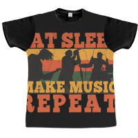 Trending Eat Sleep Soccer Repeat Funny Musician T- Graphic T-shirt | Artistshot