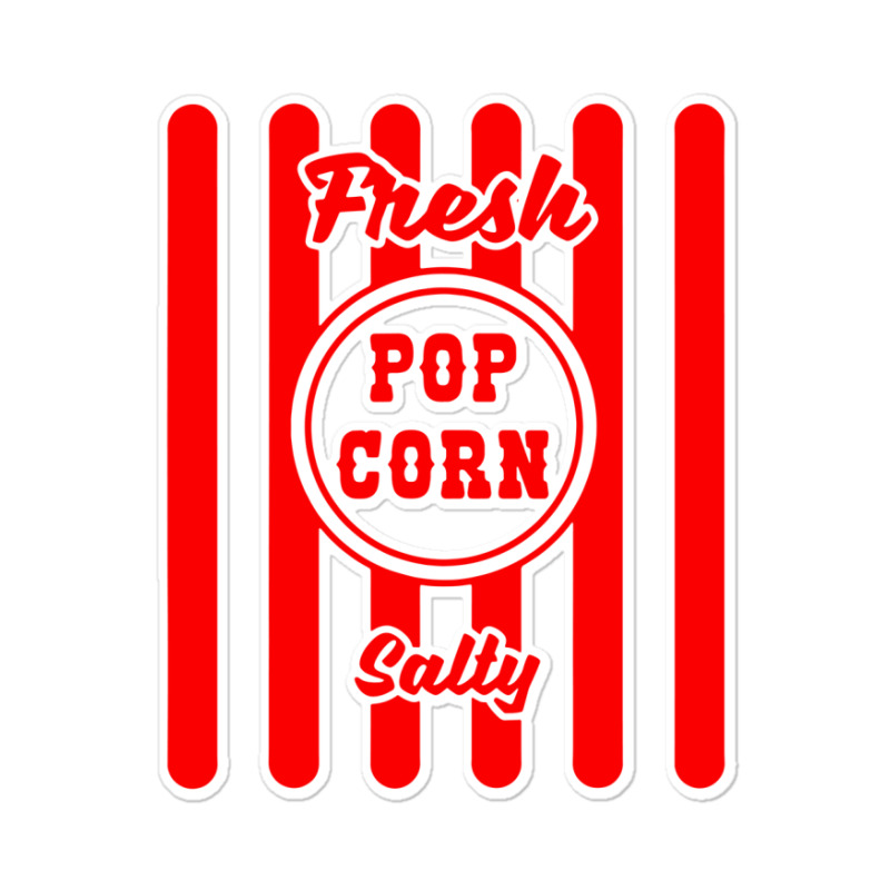 Salty Salt Popcorn Sticker | Artistshot