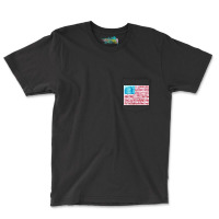 Watercolor America Pocket T-shirt | Artistshot