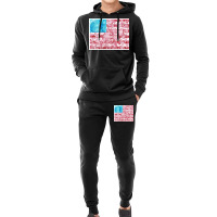 Watercolor America Hoodie & Jogger Set | Artistshot