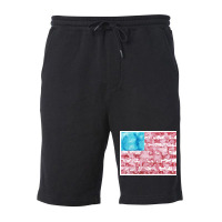 Watercolor America Fleece Short | Artistshot