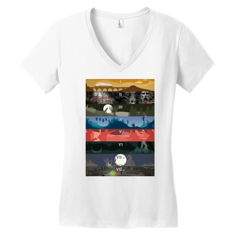 Many Stages 51 Women's V-Neck T-Shirt by feltentrottit | Artistshot