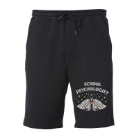 School Psychologist Boho Butterfly Design Fleece Short | Artistshot