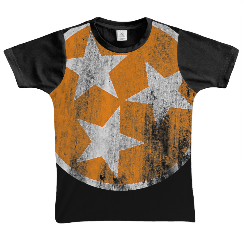 Womens Orange Tennessee Flag Volunteer State Tri S Graphic Youth T-shirt by karynadreck | Artistshot