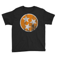 Womens Orange Tennessee Flag Volunteer State Tri S Youth Tee | Artistshot