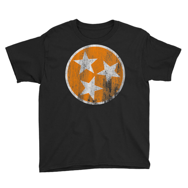 Womens Orange Tennessee Flag Volunteer State Tri S Youth Tee by karynadreck | Artistshot