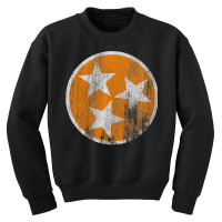 Womens Orange Tennessee Flag Volunteer State Tri S Youth Sweatshirt | Artistshot