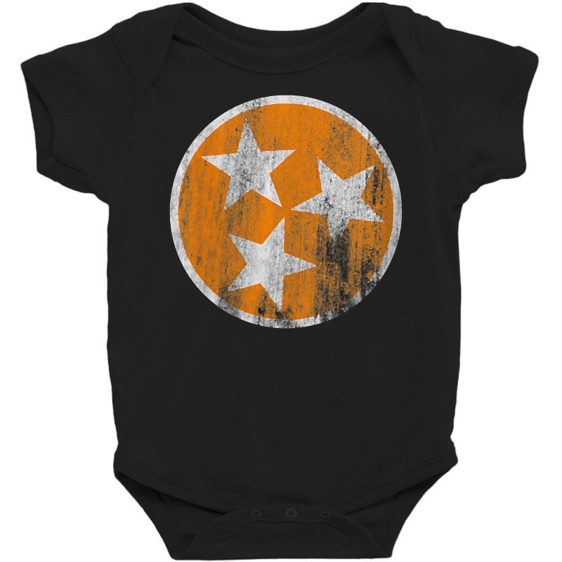 Womens Orange Tennessee Flag Volunteer State Tri S Baby Bodysuit by karynadreck | Artistshot