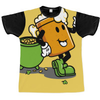 Cartoon Beer Irish Pale Ale Saint Patricks Day Graphic T-shirt | Artistshot