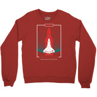 Buran Soviet Shuttle Orbiter Vintage Poster Crewneck Sweatshirt | Artistshot