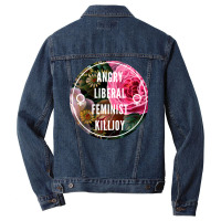 Angry Liberal Feminist Killjoy Men Denim Jacket | Artistshot