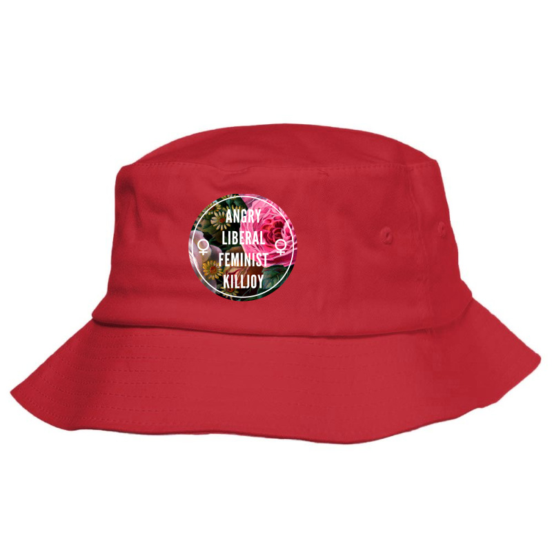 Angry Liberal Feminist Killjoy Bucket Hat by umdevons | Artistshot