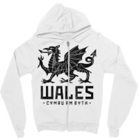 Wales Flag Welsh Dragon Baner Cymru Am Byth Welshm Zipper Hoodie | Artistshot