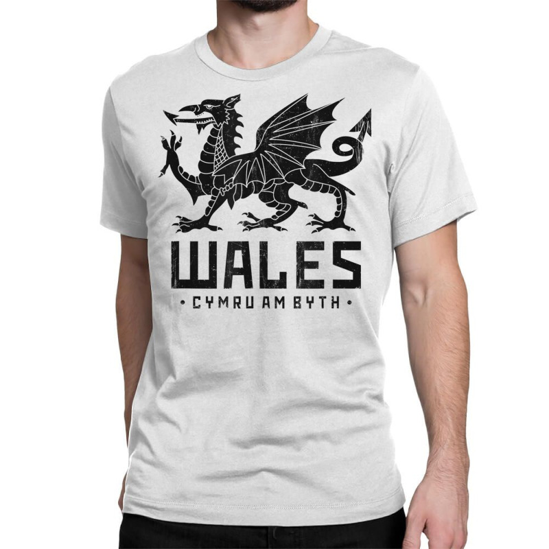 Wales Flag Welsh Dragon Baner Cymru Am Byth Welshm Classic T-shirt by mheny | Artistshot