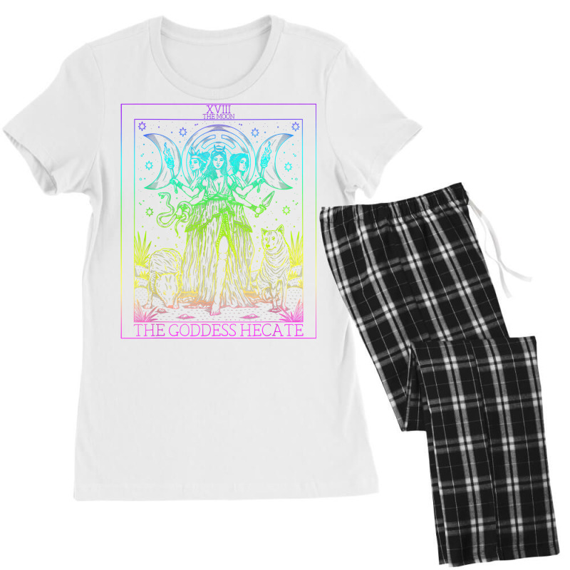 The Goddess Hecate Tarot Card Triple Moon Witch He Women's Pajamas Set by scrabeck | Artistshot