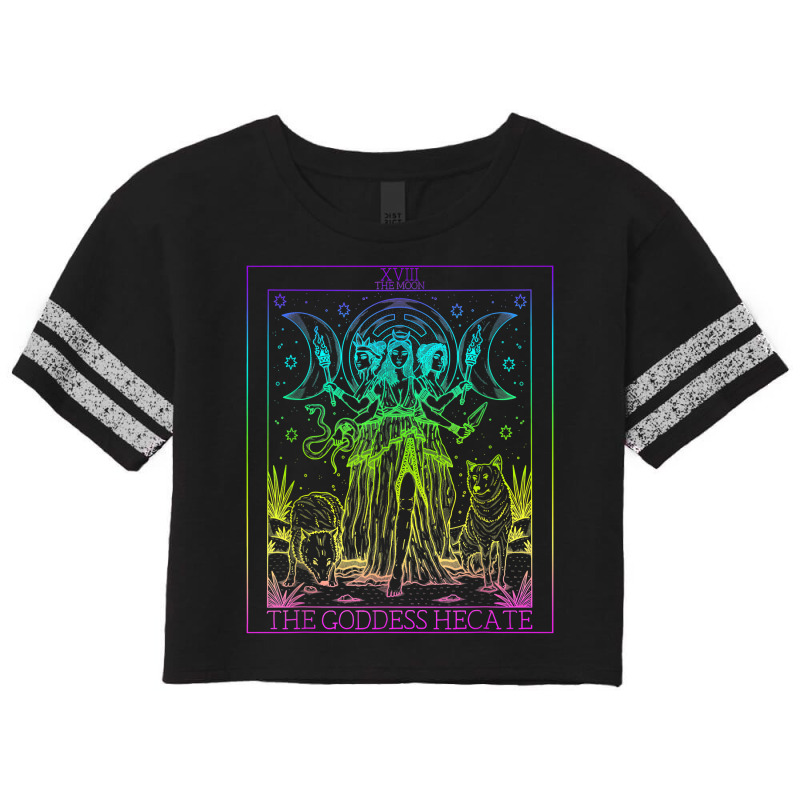 The Goddess Hecate Tarot Card Triple Moon Witch He Scorecard Crop Tee by scrabeck | Artistshot