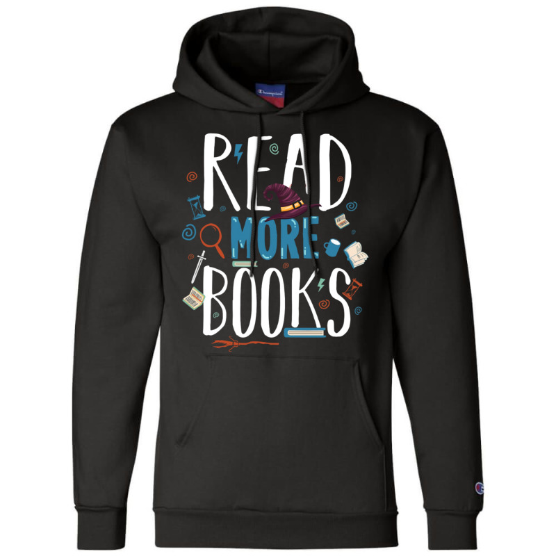 Read More Books 1 Champion Hoodie by aldenmunnisd | Artistshot