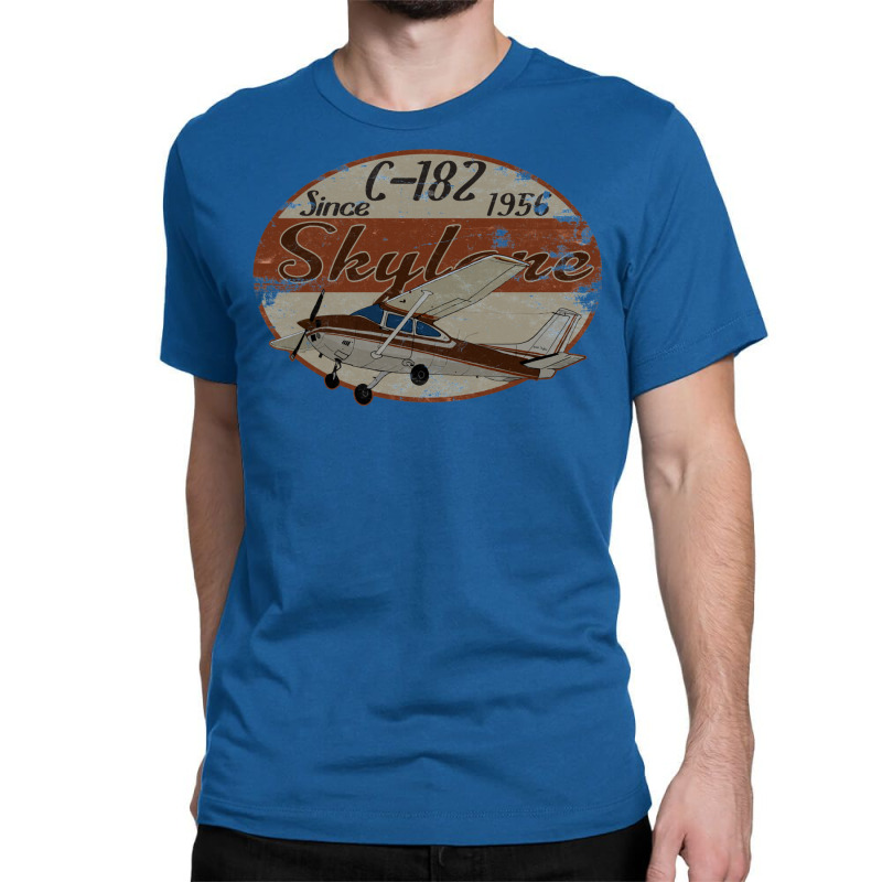 Cessna 182 Skylane Since 1956 Retro Vintage Airpla Classic T-shirt | Artistshot