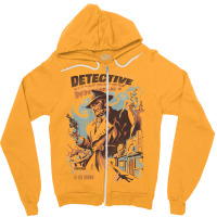 Detective Whiskey Zipper Hoodie | Artistshot