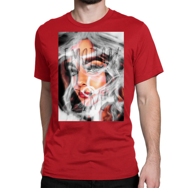 Black&white Retro Style Print Classic T-shirt by umdevons | Artistshot