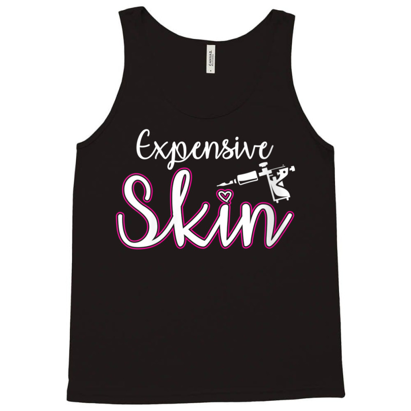 Womens Tattoo Artist Expensive Skin V Neck T Shirt Tank Top | Artistshot