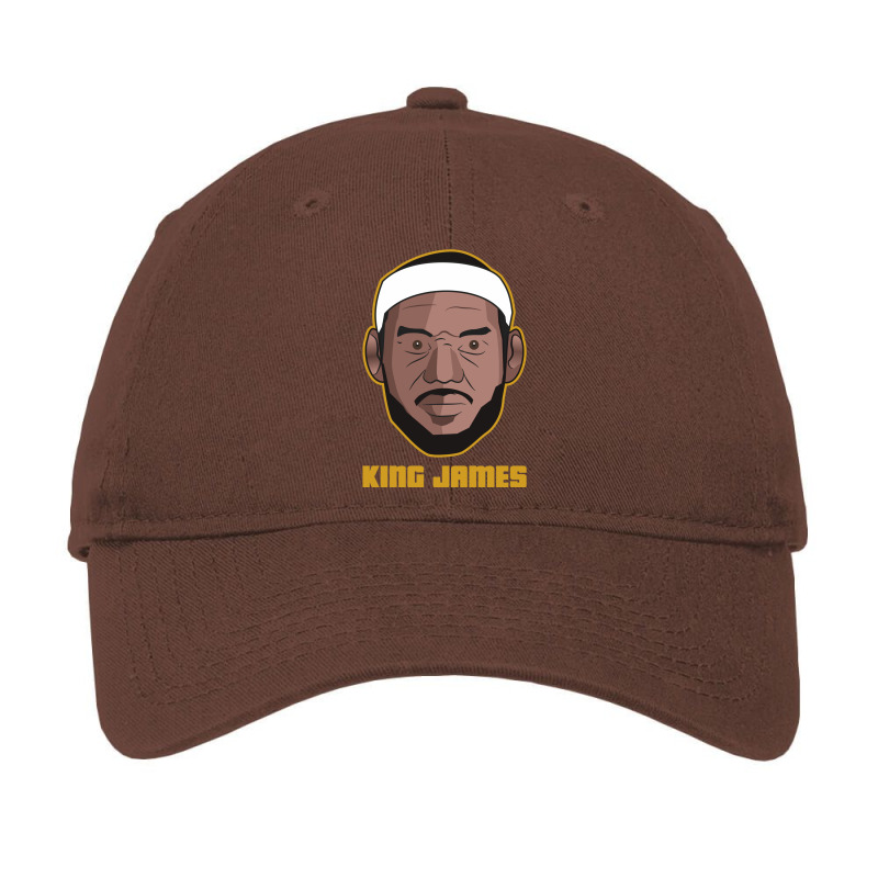 King James Vector Cartoon Adjustable Cap | Artistshot