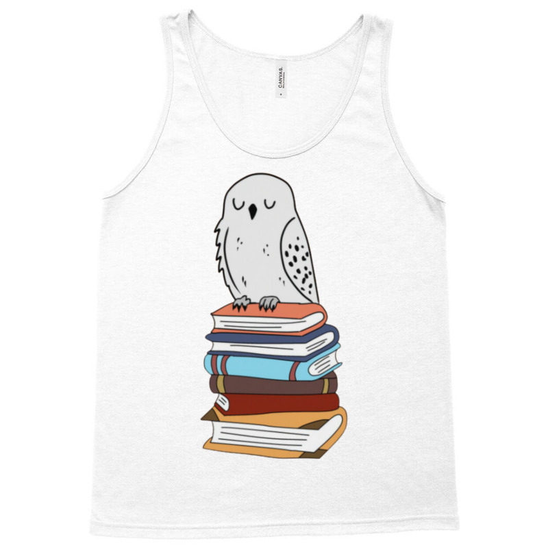 Magic Owl On Books 32 Tank Top by miurarylesv | Artistshot