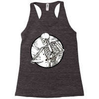 Disc Golf Skeleton High Quality Funny Essential Bl Racerback Tank | Artistshot