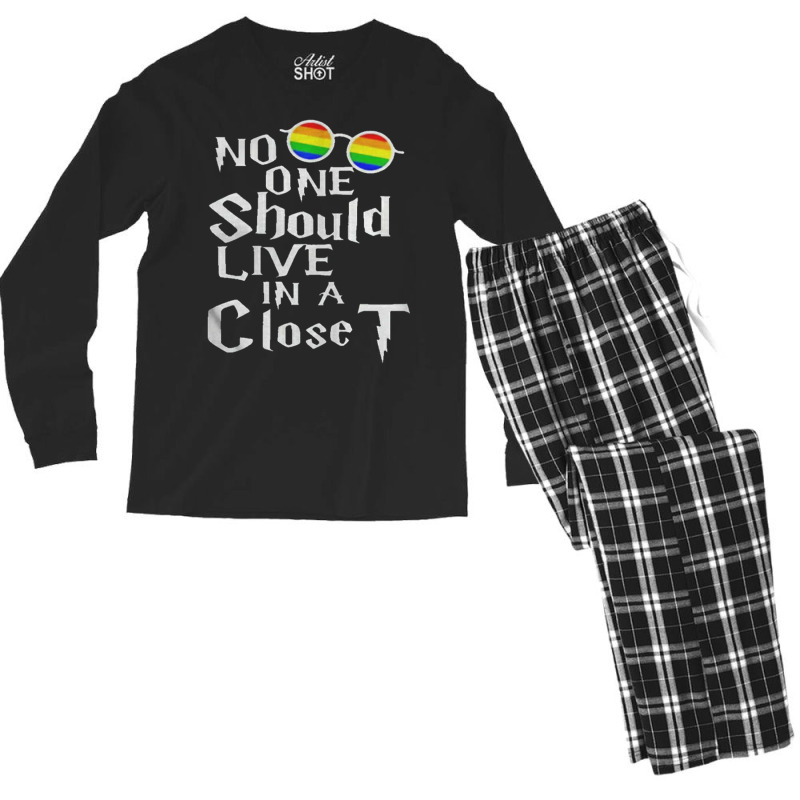 Words 1 Men's Long Sleeve Pajama Set by gwozdztobackn | Artistshot