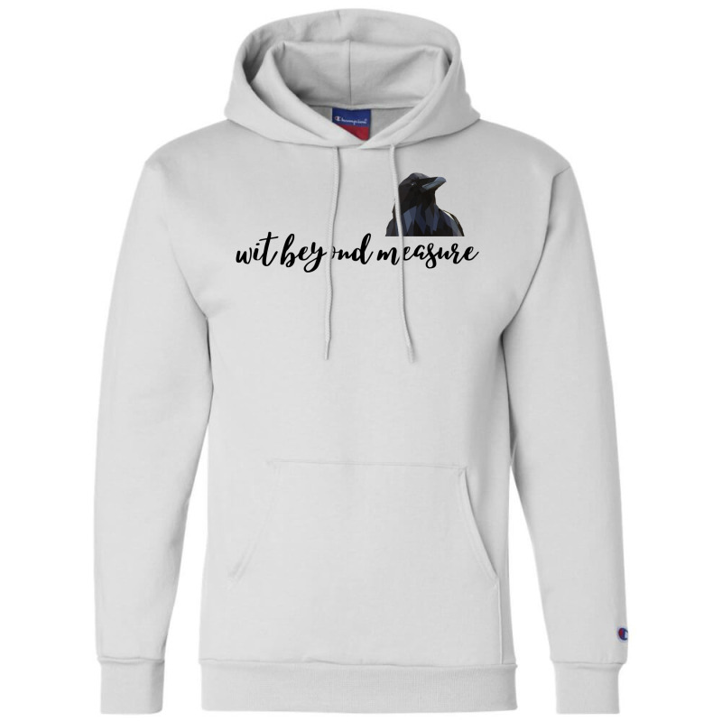 Wit Beyond Measure   Raven 21 Champion Hoodie | Artistshot