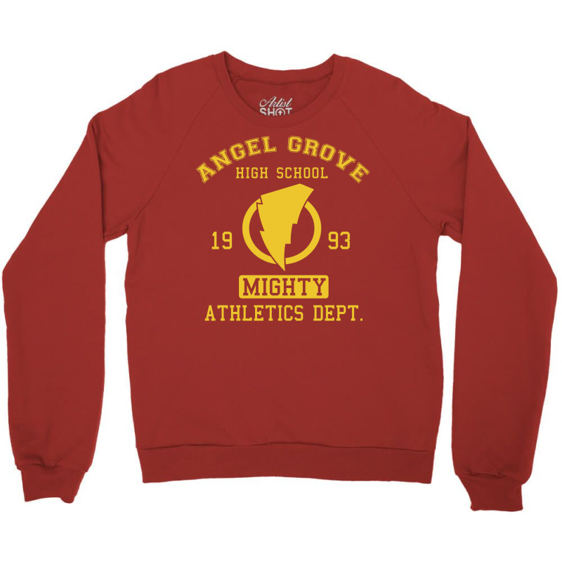 Angel Grove High Crewneck Sweatshirt | Artistshot