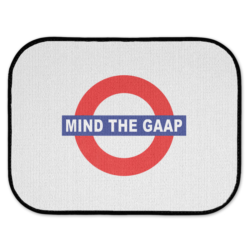 Mind The Gaap Gap Funny Accounting Joke Premium T Rear Car Mat | Artistshot