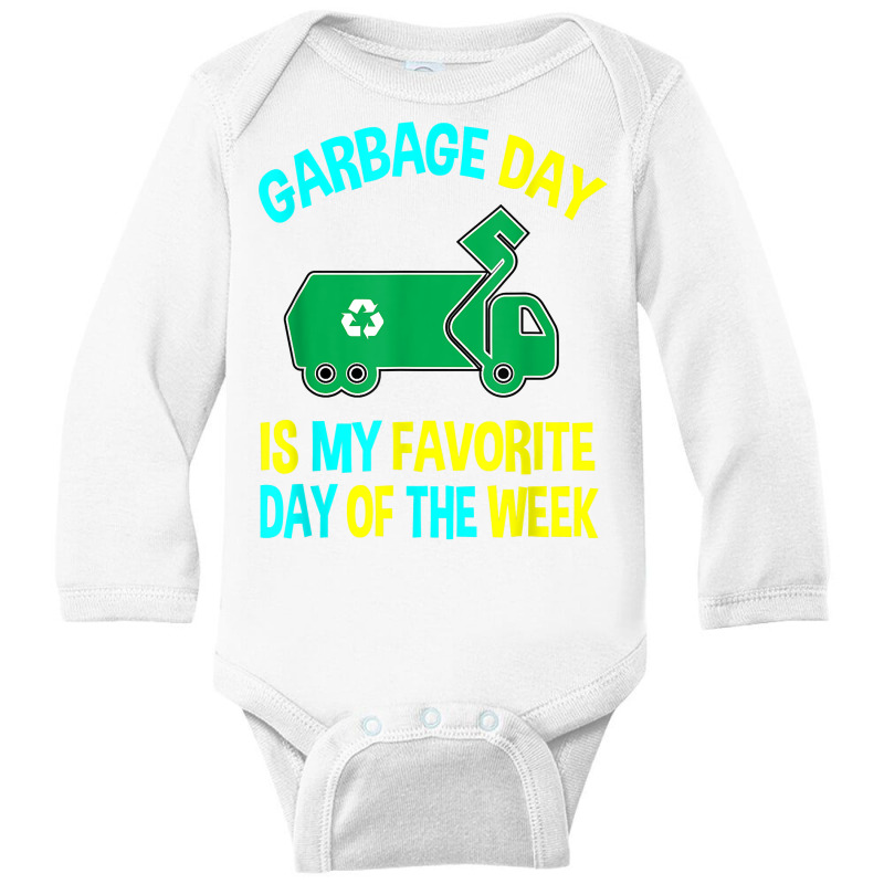 Custom Garbage Uniform Trash Truck Kids Garbage Man Costume T Shirt Long  Sleeve Baby Bodysuit By Afa Designs - Artistshot