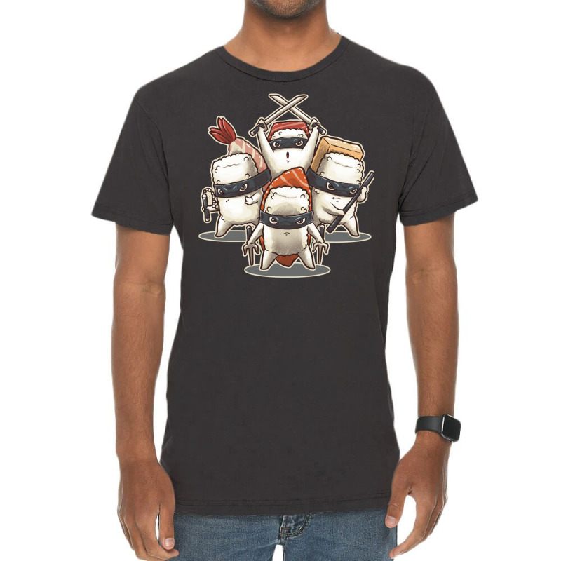 Nigiri Ninja V.2 Vintage T-Shirt by tociljkajal6 | Artistshot