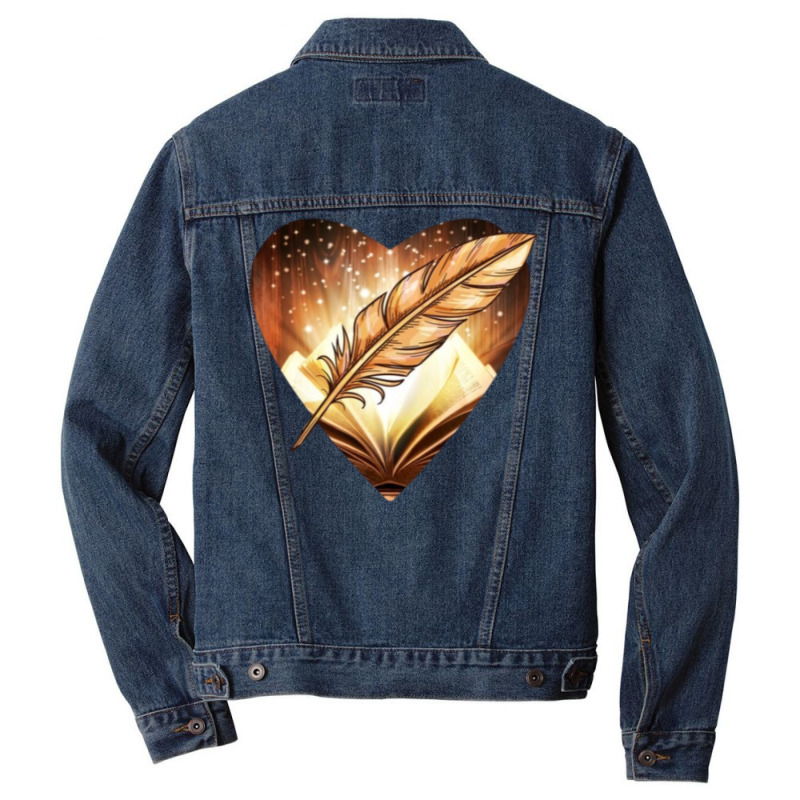 Love Writing Spells Men Denim Jacket | Artistshot