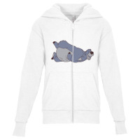 Baloo Laughing Youth Zipper Hoodie | Artistshot