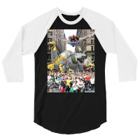 Attack Of The Dinobots 3/4 Sleeve Shirt | Artistshot