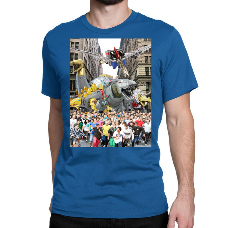 Attack Of The Dinobots Classic T-shirt | Artistshot