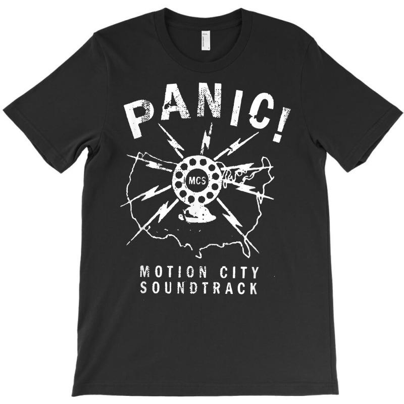 Motion City Soundtrack   Panic   Official Merchand T-shirt | Artistshot