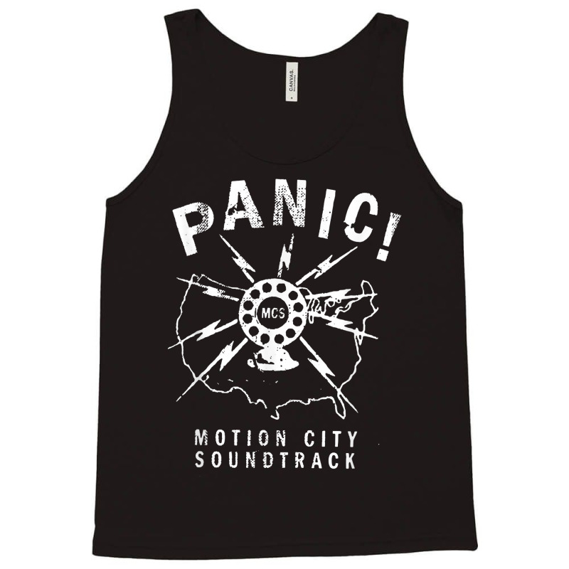 Motion City Soundtrack   Panic   Official Merchand Tank Top | Artistshot