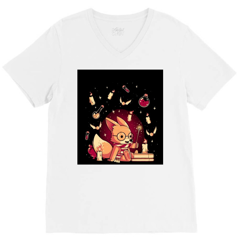 Magical Animal 2 V-Neck Tee by bielommatessm | Artistshot