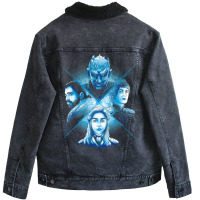 Battle Throne Unisex Sherpa-lined Denim Jacket | Artistshot