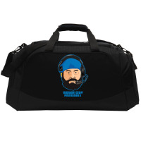 Motor City Football Cartoon Vector Active Duffel | Artistshot