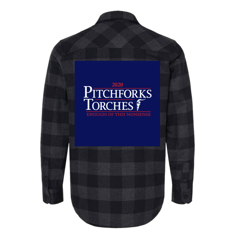 Pitchforks & Torches 2020 Presidential Campaign Flannel Shirt | Artistshot