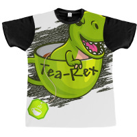 Cute Dino T Rex Dinosaur King Reptile Party Cup Graphic T-shirt | Artistshot