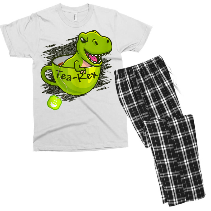 Cute Dino T Rex Dinosaur King Reptile Party Cup Men's T-shirt Pajama Set | Artistshot