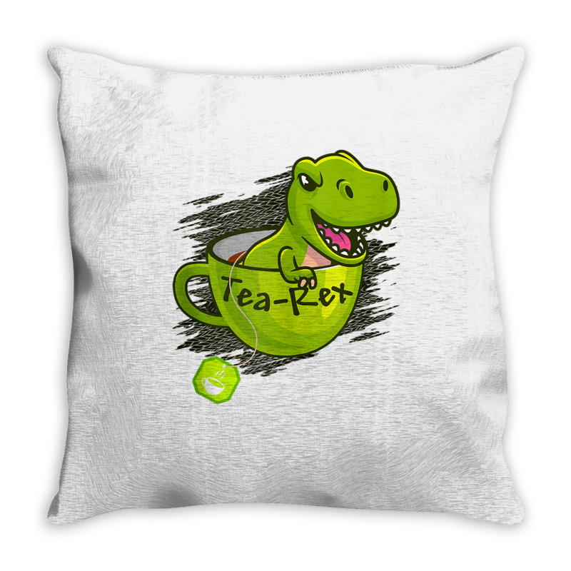 Cute Dino T Rex Dinosaur King Reptile Party Cup Throw Pillow | Artistshot