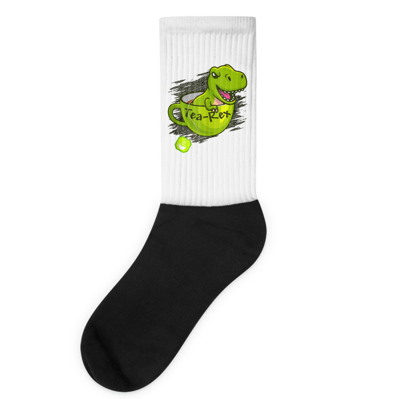 Cute Dino T Rex Dinosaur King Reptile Party Cup Socks | Artistshot